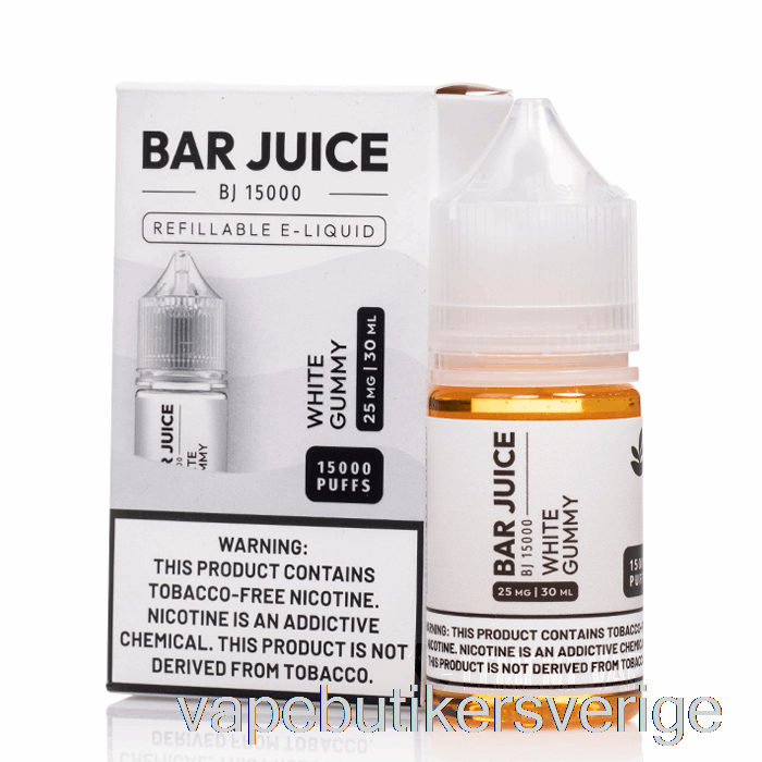 Vape Sverige White Gummy - Bar Juice Salter - 30ml 50mg